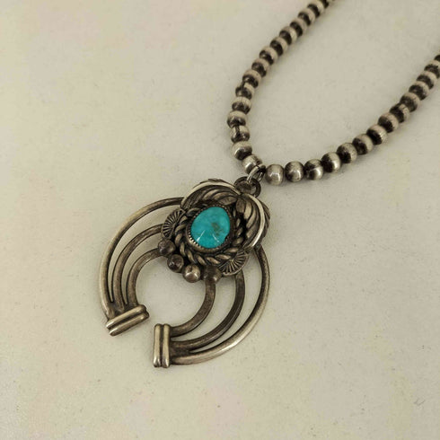 ナバホ NAVAJO NAJA ナジャ ターコイズ ペンダント ナバホパール ネックレス メンズ